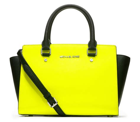 michael kors neon yellow wallet|michael kors purses clearance yellow.